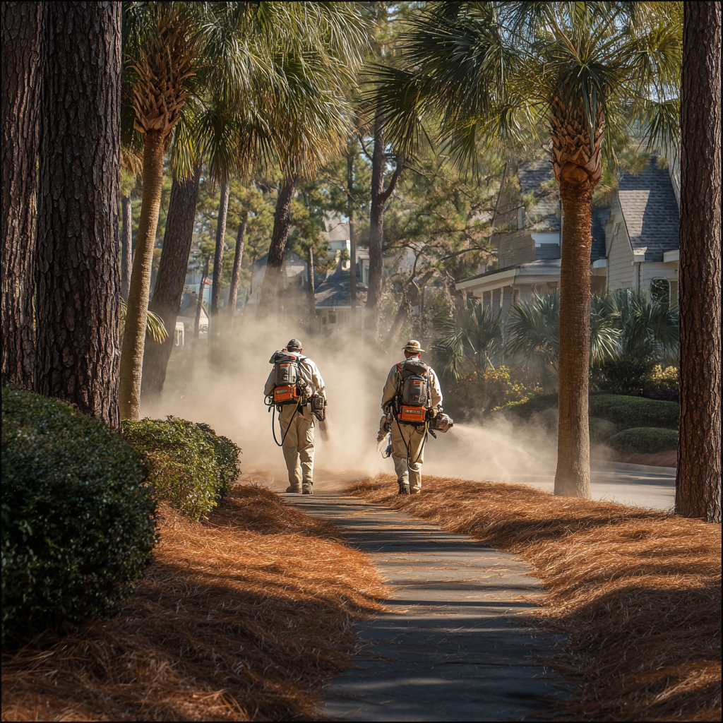 Local Resident Spends $3,000 On Pine Straw, Watches It Blow Away Next Morning